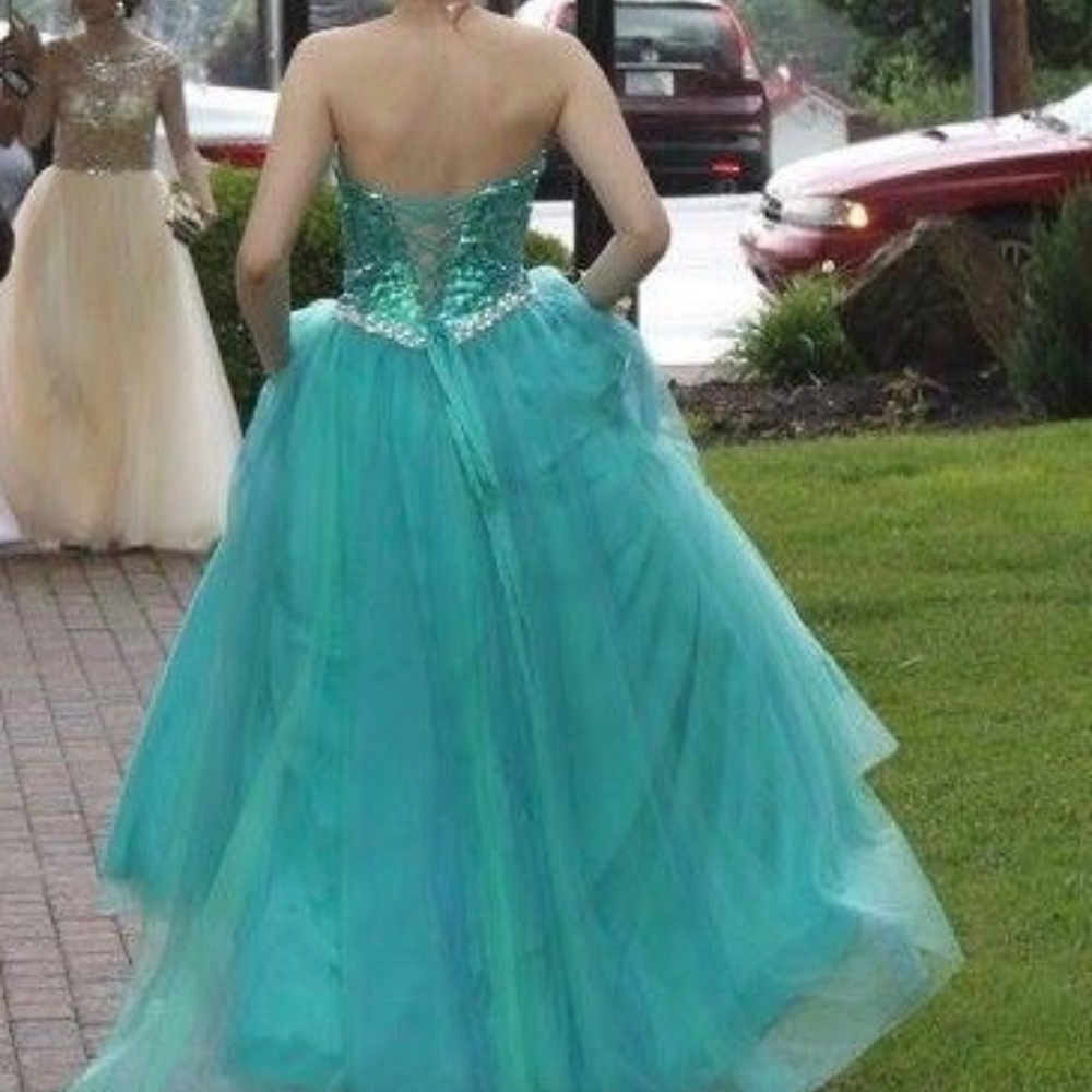 Mermaid Green Prom Dress